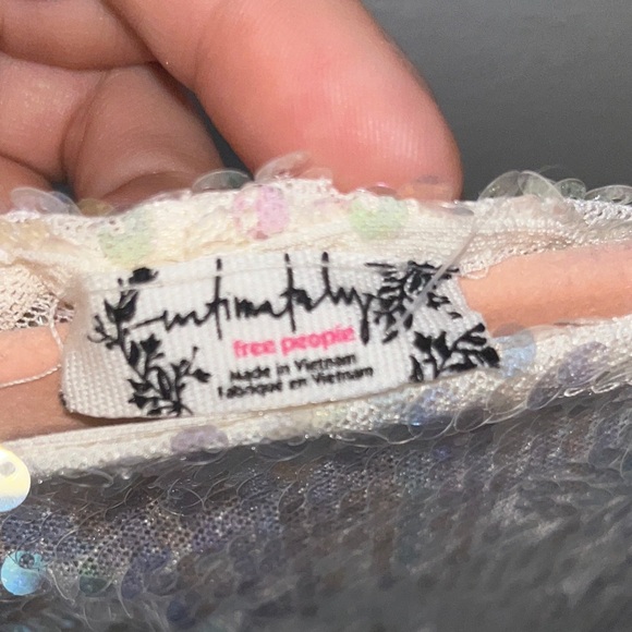 Free People Late Last Night Sequin Tee - Picture 8 of 9